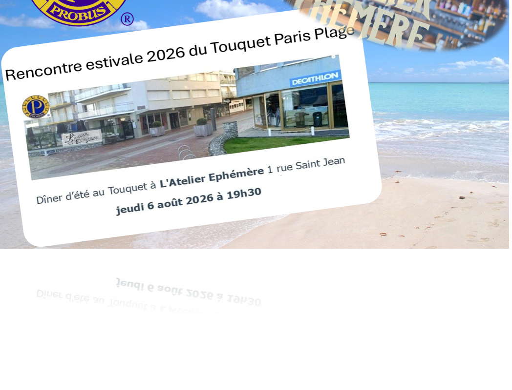 Aout 2026   La journée d'été au Touquet